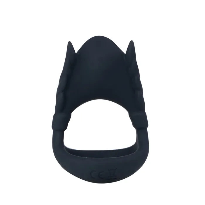 Maia ROCKY USB Rechargeable Vibrating Cock & Balls Ring Black Maia Toys