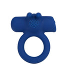 Maia HUXLEY USB Rechargeable Strong Vibrating Cock Ring Blue Maia Toys