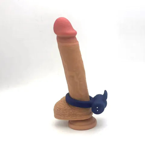 Maia HUXLEY USB Rechargeable Strong Vibrating Cock Ring Blue Maia Toys