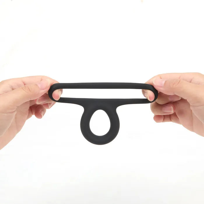 Maia GAVIN Cock & Balls Ring Black Maia Toys