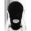 Shots Toys OUCH! Black & White Submission Mask Black Hood Mask Shots Toys
