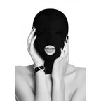 Shots Toys OUCH! Black & White Submission Mask Black Hood Mask Shots Toys