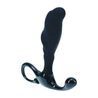 Shots Toys LEVELZ Rippled With Hard Loop Prostate Massager Medium Black Shots Toys
