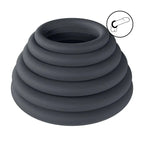 Shots Toys LEVELZ Classic Silicone Cock Ring Set Of 6 Black Shots Toys