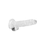 Shots Toys REALROCK Realistic Dildo With Balls Dong 7 Inch Clear Shots Toys