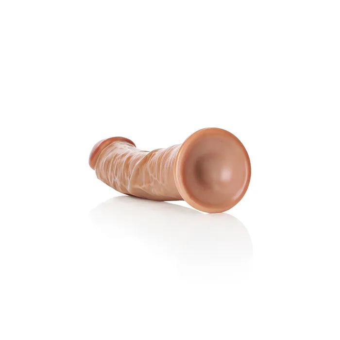 Shots Toys REALROCK Realistic Regular Curved Dildo With Suction Cup 9 Inch Tan Shots Toys