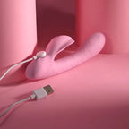Playboy Pleasure RABBIT PARTY USB Rechargeable Rabbit Vibrator Pink 15.2cm Playboy Pleasure
