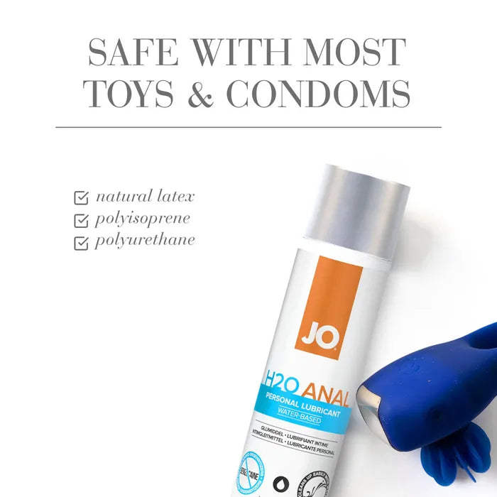 JO H2OWater Based Anal Lubricant 240ml Bottle JO