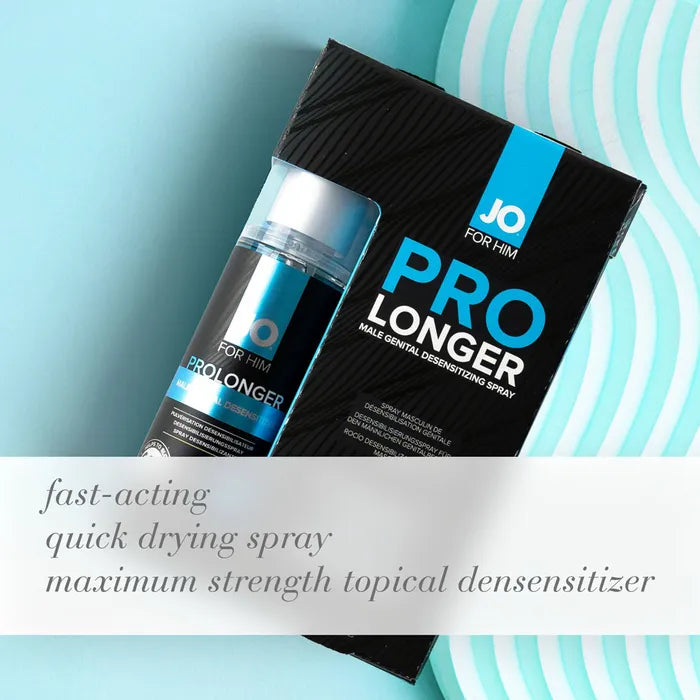 JO Prolonger Desensitising Spray For Men 60ml Spray Bottle JO