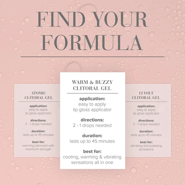 JO Warm & Buzzy Warming Clitoral Stimulation Gel 10ml Tube JO