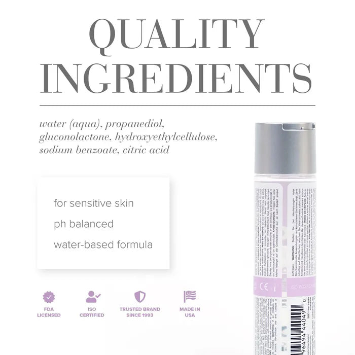 JO Agape Original Water Based Lubricant For Sensitive Skin 120ml Bottle JO