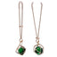 Sportsheets Sex & Mischief Indica Crystal Nipple Clips With Emerald Gems Sportsheets