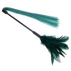 Sportsheets Sex & Mischief Indica Feather Tickler Whip Green Sportsheets