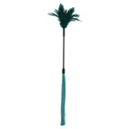 Sportsheets Sex & Mischief Indica Feather Tickler Whip Green Sportsheets