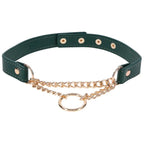 Sportsheets Sex & Mischief Indica Day Collar Green / Gold Sportsheets