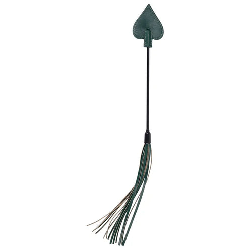 Sportsheets Sex & Mischief Indica Dual Impact Crop Whip Green Sportsheets