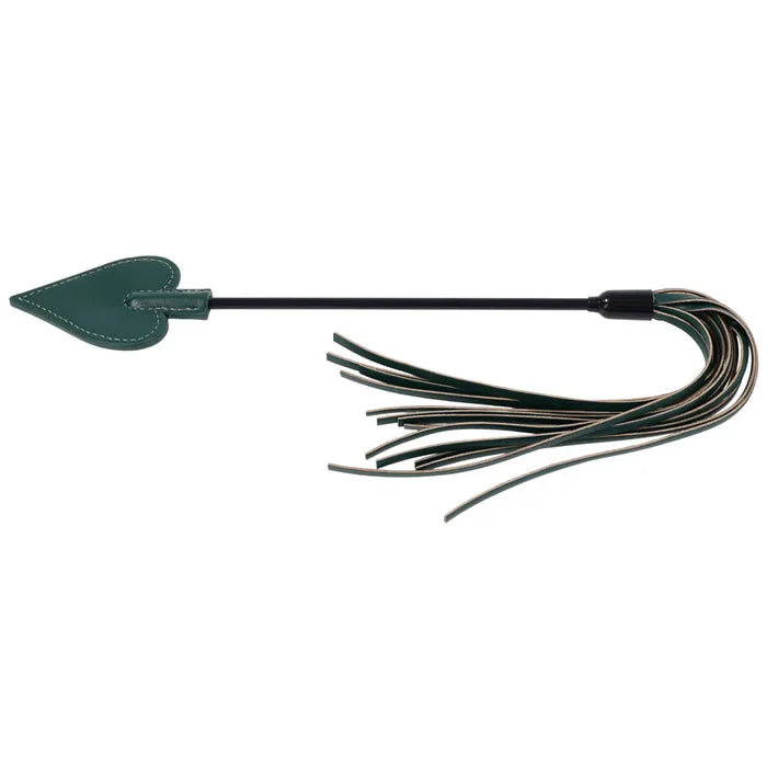 Sportsheets Sex & Mischief Indica Dual Impact Crop Whip Green Sportsheets