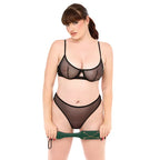 Sportsheets Sex & Mischief Indica Chain Impressions Spanking Paddle Green / Gold Sportsheets