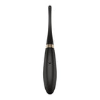 Satisfyer Tip Tease Black USB Rechargeable Vibrator With Twirling Tip Satisfyer