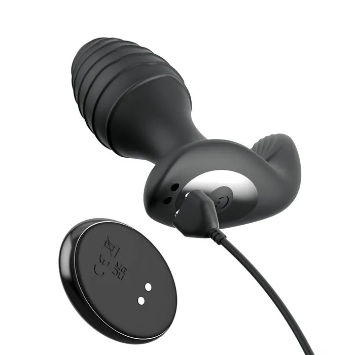 Pipedream Anal Fantasy Elite Gyro Milk Pro USB Rechargeable Gyrating Butt Plug Black Secondary image