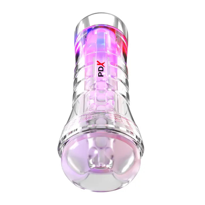 Pipedream PDX Elite ViewTube XXL Stroker With LED Lights Clear Pipedream Main image