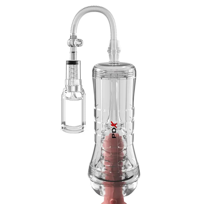 Pipedream PDX Elite ViewTube Vac XXL Vagina Stroker With Suction Pump Clear Pipedream