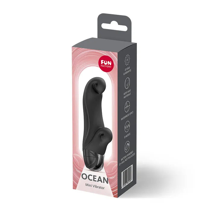 Fun Factory OCEAN Vibrator 14.5cm Black Fun Factory