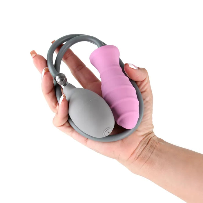 NS Novelties INYA InflataPlay Inflatable Butt Plug 10.5cm Pink Secondary image