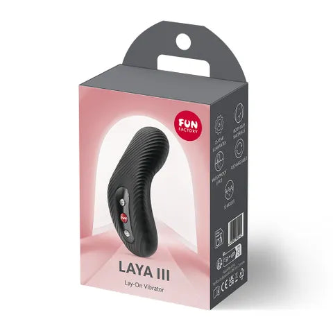 Fun Factory LAYA III USB C Rechargeable Stimulator Black Fun Factory