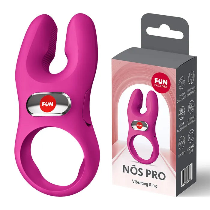 Fun Factory NOS PRO USB C Rechargeable Vibrating Cock Ring Fun Factory