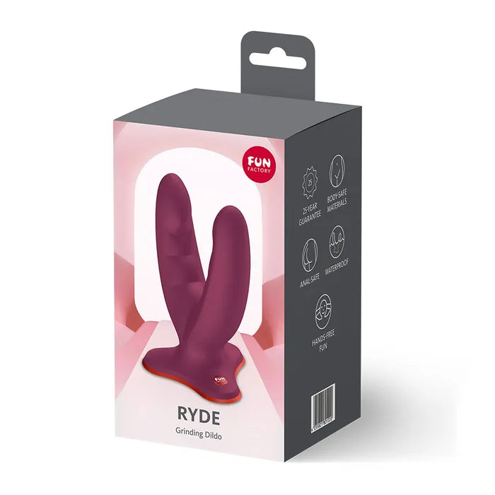 Fun Factory RYDE Grinding Dildo Wine Red Fun Factory