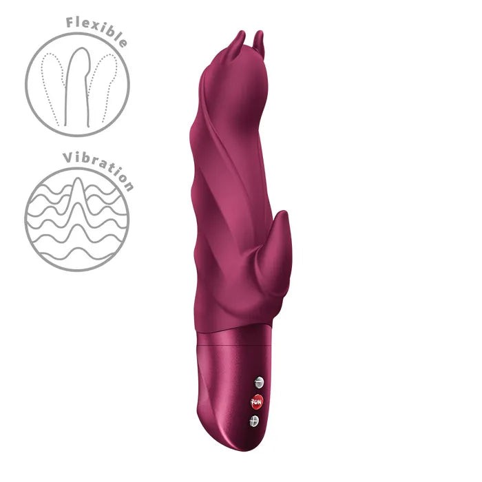 Fun Factory DARLING DEVIL Vibrator 20cm Wine Red Fun Factory