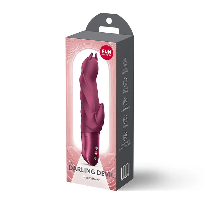 Fun Factory DARLING DEVIL Vibrator 20cm Wine Red Fun Factory