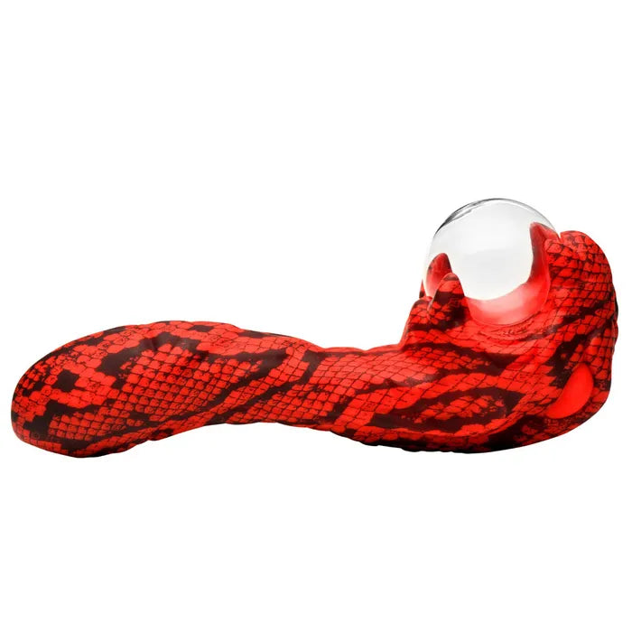 XR Brands Creature Cocks Cobra USB Rechargeable Fantasy Vibrator With Plasma Ball 18.5cm Red Secondary image