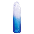 Adam & Eve SAPPHIRE Clear Penis Sleeve Set Set Of 4 Blue Adam & Eve