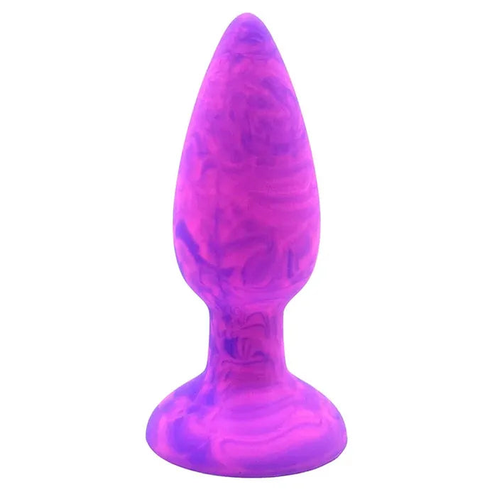 Adam & Eve COLOUR SWIRL Anal Plug Set Set Of 3 Sizes Purple / Pink Adam & Eve