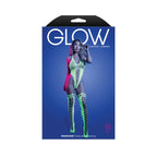 Fantasy Lingerie GLOW Paradigm Bodystocking Glow In Dark Green One Size Fantasy Lingerie