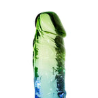Adam & Eve SENSUAL SEASIDE Dildo 8.5 Inch Blue / Green Adam & Eve