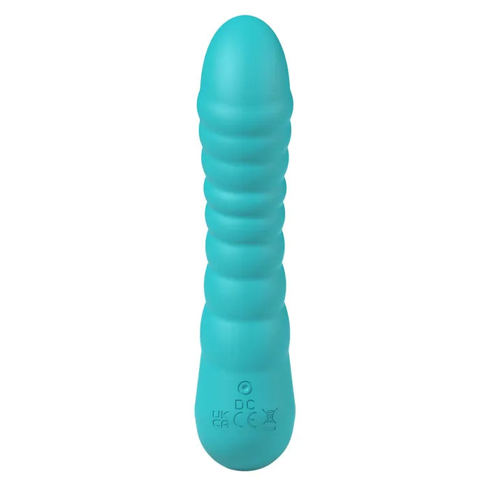 Party Up NIKI USB Rechargeable Vibrator 15.4cm Teal Party Up