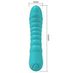 Party Up JAYLEI USB Rechargeable Vibrator 14.6cm Teal Party Up
