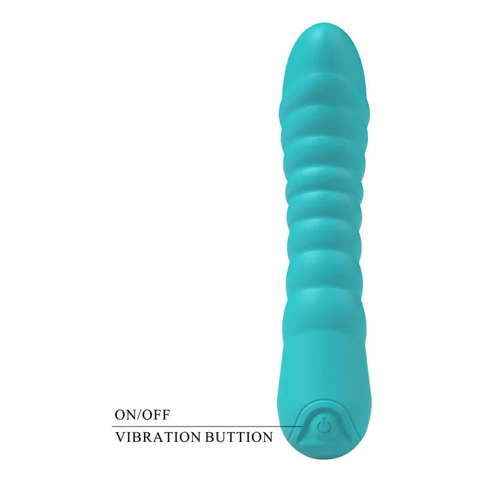Party Up NIKI USB Rechargeable Vibrator 15.4cm Teal Party Up
