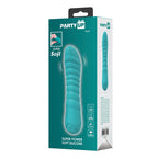 Party Up JAYLEI USB Rechargeable Vibrator 14.6cm Teal Party Up