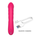 Party Up MONICA USB Rechargeable Rabbit Vibrator 15.8cm Pink Party Up