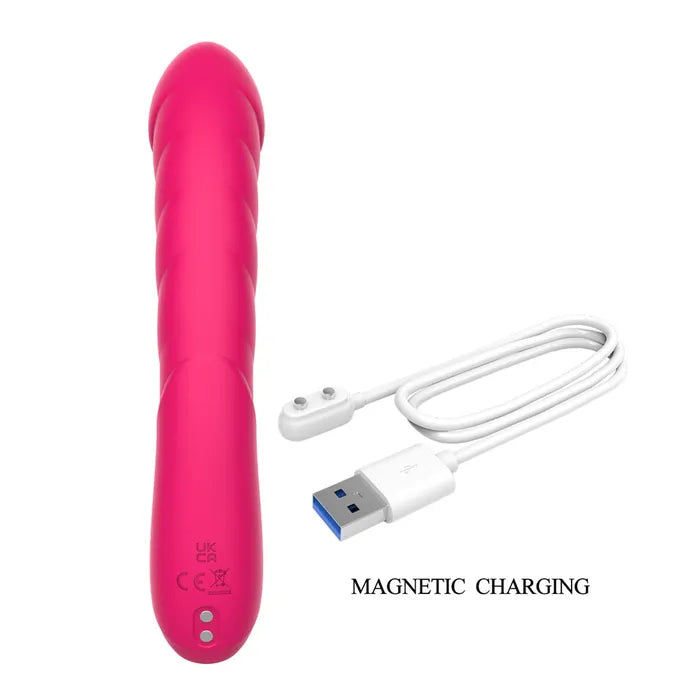 Party Up MONICA USB Rechargeable Rabbit Vibrator 15.8cm Pink Party Up