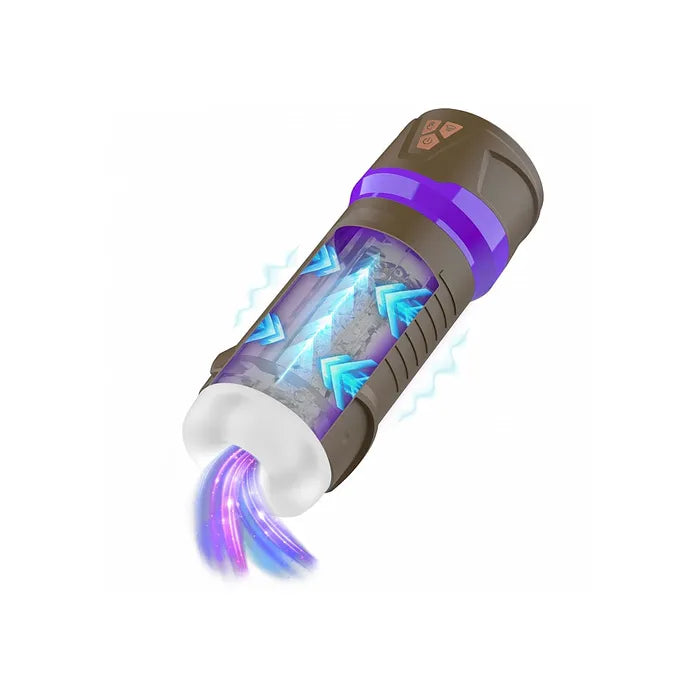 Shots Toys MASTURS Misty USB Rechargeable Sucking Vibrating & Squeezing Auto Stroker With Augmented Reality Shots Toys Main image