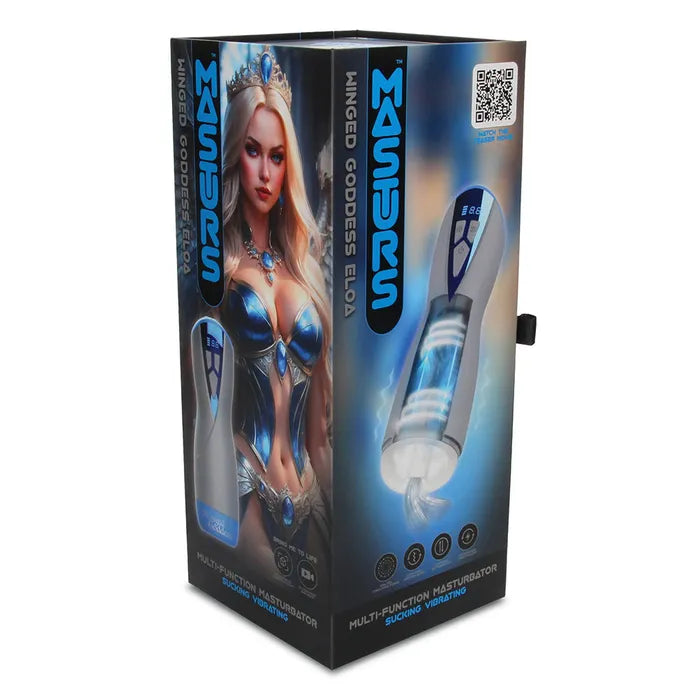 Shots Toys MASTURS Eloa USB Rechargeable Sucking & Vibrating Auto Stroker With Augmented Reality Shots Toys