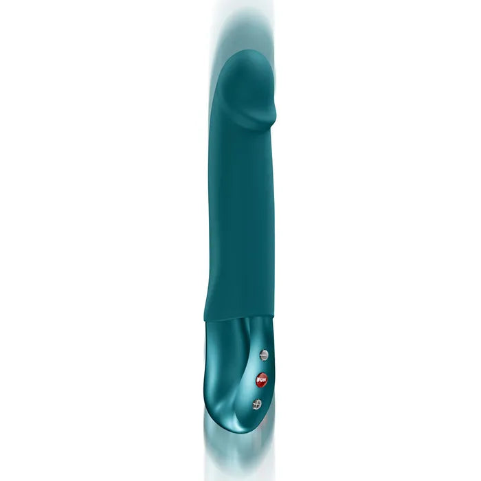 Fun Factory STRONIC REAL USB Rechargeable Thrusting Vibrator Bottle Green Fun Factory