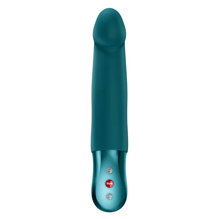 Fun Factory STRONIC REAL USB Rechargeable Thrusting Vibrator Bottle Green Fun Factory