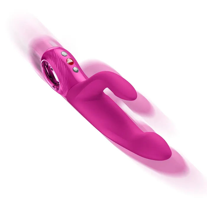 Fun Factory BI STRONIC IMMERSE USB C Rechargeable Thrusting Vibrator Magenta 22.1 cm Fun Factory