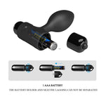 Party Up KEN Vibrating Butt Plug Black Vibrating Butt Plug 8.6cm Party Up